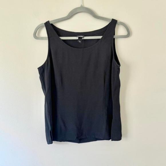 Eileen Fisher Tops - Eileen Fisher Black Silk Tank